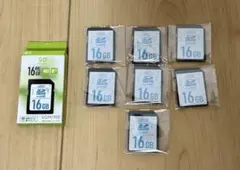 【LAZOS 16GB SDカード7枚セット】