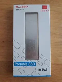 ポータブルSSD 1TB USB 3.1 Type-C.