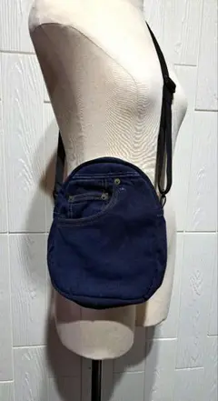 ハンドメイド　デニムショルダーバック