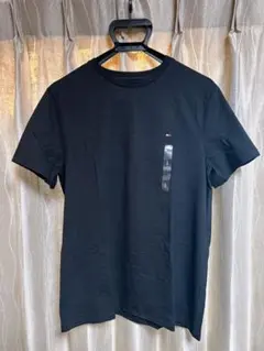 トミーヒルフィガー メンズ Tシャツ ブラック フラッグロゴ US Sサイズ