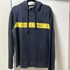 BALLY ネイビー フード付きパーカー