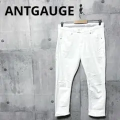 ANTGAUGE アントゲージ レディース テーパードデニムパンツ ホワイト