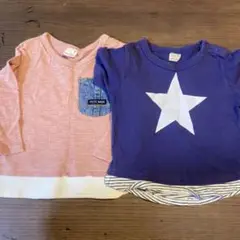 petit main Tシャツ 2枚セット サイズ80