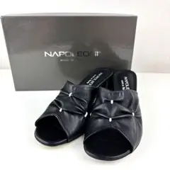 【新品タグ付き】NAPOLEONI サンダル ミュール ナッパ レザー 38