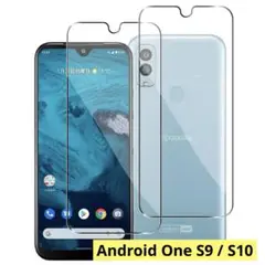 Android One S9 / S10 ガラスフィルム 2枚セット