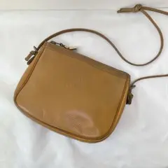 ロエベ LOEWE ミニショルダーバッグ ベージュ レザー アナグラム
