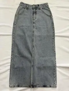 【新品】DISCOAT/ディスコート USコットンデニムナロースカート