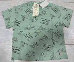 PEANUTS スヌーピー Tシャツ ミントグリーン 95cm