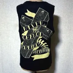 【美品】SOFTMACHINE ソフトマシーン　バッグプリント　ノースリーブ　M