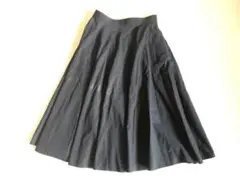美品　UNITED ARROWS ブラック フレアスカート 40