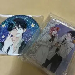春の嵐とモンスター 缶バッジ アクリルスタンド 美品