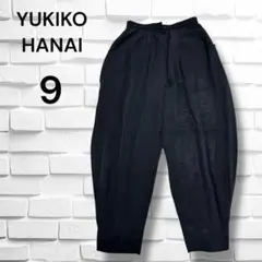 ユキコハナイ ◆コクーンパンツ(Ｍ)サルエルパンツ　ブラック　カジュアル　薄手