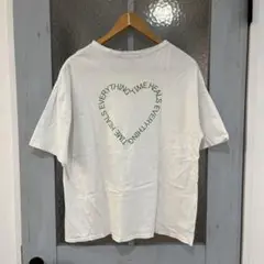 最終値下げ しまむら OFALO バックハートデザイン Tシャツ