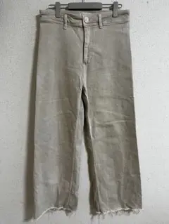 zara ワイドワークパンツ