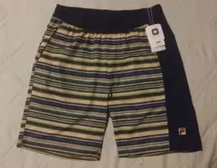 FILA VM5621 Ｍ ストライプ ハーフパンツ
