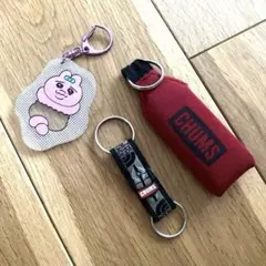 ノースフェイス　チャムス　おぱんちゅうさぎ　キーホルダー3点set