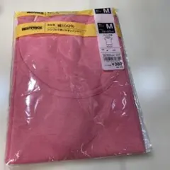 【新品未使用】綿100% フレンチ袖 ピンク インナー Mサイズ