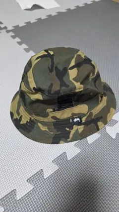 STUSSY　カモフラージュ バケットハット