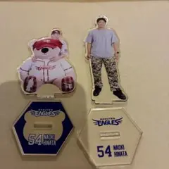 楽天イーグルス　アクリルスタンド　イーグルスベア　日當直喜　私服