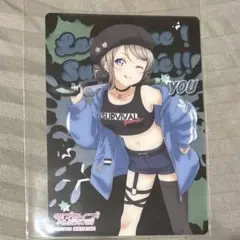 渡辺曜 クリアブロマイド お台場 ラブライブ サンシャイン キャラカフェ