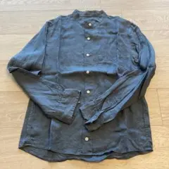 無印　長袖シャツ　Sサイズ　ブルー