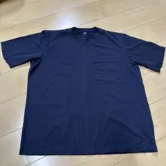 ユニクロ 半袖 ネイビー XL