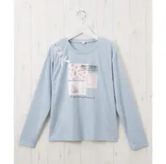 新品タグ付き　ニッセン　Tシャツ カットソー　女の子 編み上げポンチ 子供服