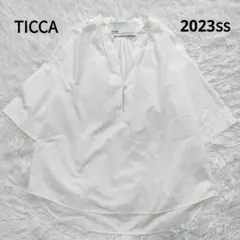 2023ss✨️ TICCA ティッカ スキッパー 半袖 シャツ オーバーサイズ