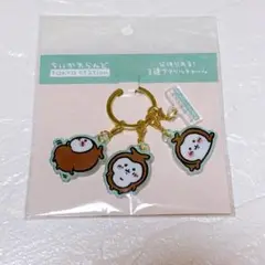 ちいかわ 東京みやげ 3連アクリルチャーム キーホルダー カブトムシ ちいカブ