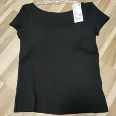 ユニクロ　UNIQLO　エアリズムコットンローバックブラＴシャツ　Мサイズ