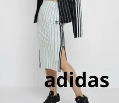 adidas アディダス スカート スポーティ タイトスカート 薄い緑色