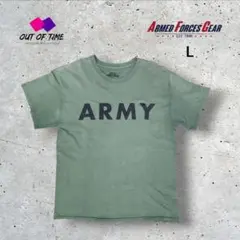 ARMED FORCES GEAR US ARMY Tシャツ Lオリーブグリーン
