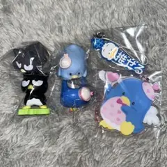 サンリオ ガチャガチャ　バツ丸 タキシードサム アヒルのペックル フィギュア