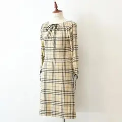 バーバリー ブルーレーベル レディース 総柄 ワンピース ノバチェック M