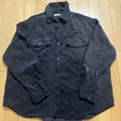 WEGO ダークグレー ストライプシャツ S 美品 新品