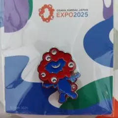 EXPO2025 ピンバッジ色差し ミャクミャク・にこにこ(記念チケットver)