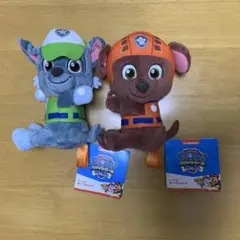 パウ・パトロールくっつきぬいぐるみVol.2 ズーマ　ロッキー