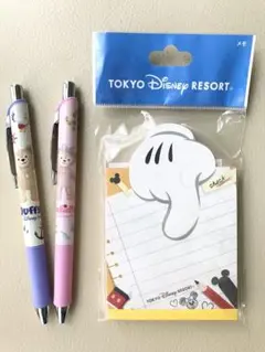 東京ディズニーリゾート メモ用紙とペンセット