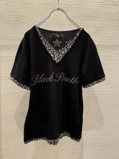 00s japanese label t-shirt tシャツ leopard