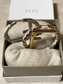 阪急百貨店購入品 美品 フェンディ FENDI エフ フープピアス