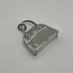 エルメス　シルバーピルケースチャーム　ボリード　ヴィンテージ　レア品❣️ エルメス シルバーピルケースチャーム ボリード ヴィンテージ