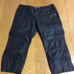 LOmiere クロップッドパンツ 黒 未使用