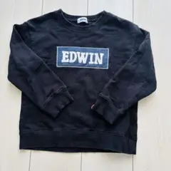 【EDWIN 】ブラック トレーナー