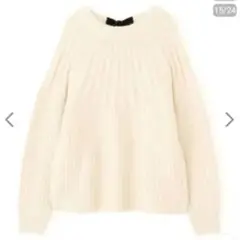 NATURAL BEAUTY BASIC　リボンニット