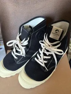 PATAUGAS ブラック ハイカットスニーカー 24.5cm 39