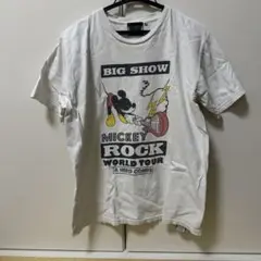 ROCK SPEED ミッキー Tシャツ Mサイズ　白半袖