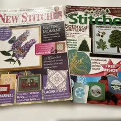 ⭐︎1318クロスステッチ刺繍雑誌　NEW Stitche 2 冊まとめて