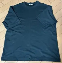 UNIQLO U AIRism 半袖Tシャツ　緑　XLサイズ