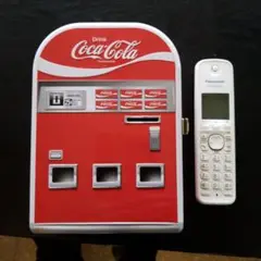 ヴィンテージ ステンドグラス調 コカコーラ 電話機