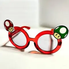 ユニバ サングラス　USJ チェーンストラップなし　ニンテンドー　キノコ　マリオ